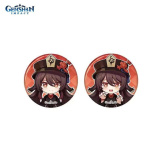 Набор значков miHoYo Genshin Impact – Hu Tao [Memory of Meeting] 2-Pack (2 шт)