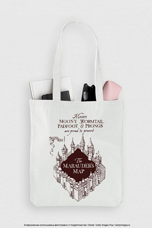 

Сумка Harry Potter: The Marauders Map (белая)