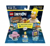 LEGO Dimensions Level Pack - The Simpsons (Homer's Car, Homer, Taunt-o-Vision)