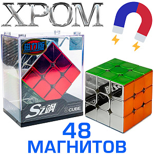

Кубик 3x3 GAN MG Shaolin Popey – Металлик Магнитный