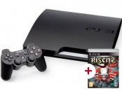 PlayStation 3 160 GB + игра Risen 2. Dark Waters (русская версия)