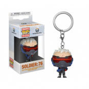 Брелок Funko POP: Overwatch – Soldier 76