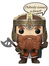 Фигурка Funko POP Movies: The Lord of the Rings – Gimli (Nobody Tosses A Dwarf!) (2028) (90464) (9,5 см)