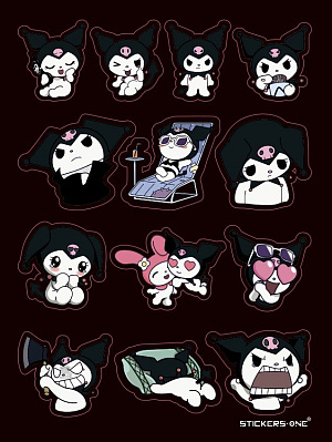 

Стикерпак Kuromi