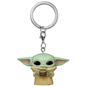 

Брелок Funko Pocket POP: Star Wars Mandalorian – Child with Cup (53042)