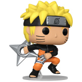 Фигурка Funko POP Animation: Naruto Shippuden – Naruto Uzumaki with Kunai & Shuriken (Metallic) ONLY Chase (1843) (9,5 см)