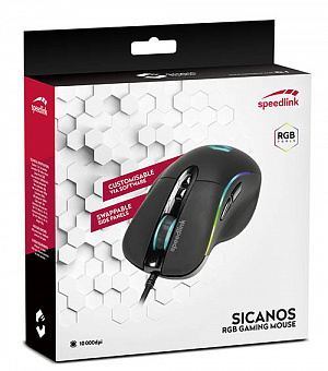 

Мышь проводная Speedlink Sicanos RGB Gaming Mouse для PC (black) (SL-680013-BK)