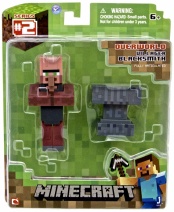 Фигурка Minecraft Blacksmith Villager Кузнец с аксессуарами 8см