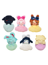 Брелок плюшевый Alien Stage Plush Keychain Blind Box [Rabbit Series] (1 шт в ассортименте)