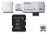 Memory Stick 4 Gb micro M2 + USB (PSP)