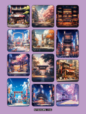 Стикерпак Japan Street 2