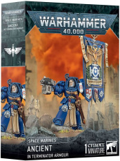 Warhammer 40 000 (Вархаммер 40 000): миниатюры Космодесанта (Space Marines) – Древний в терминаторской броне (Ancient in Terminator Armour), арт. 48-104