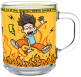 Кружка Влад А4: Влад и компания в подарочной упаковке – Дизайн 1 (230 мл, стекло)