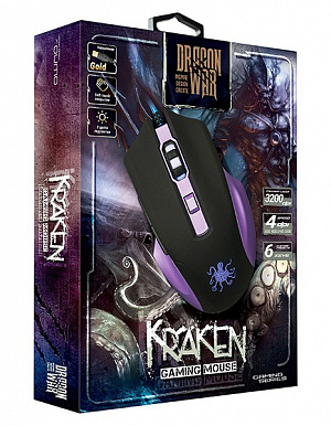 

Мышь Qumo Kraken M30, проводная, оптическая, 1000/1600/2400/3200 dpi