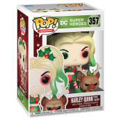 Фигурка Funko POP DC Holiday – Harley Quinn w/Helper (50656)