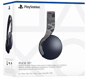 Беспроводная гарнитура Pulse 3D Grey Camouflage (Серый камуфляж) (CFI-ZWH1) для PS5 Sony