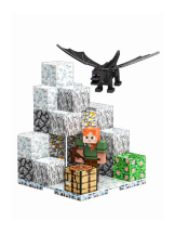 Конструктор магнитный Minecraft – Пещера в шахту [43 детали] (MC17395)