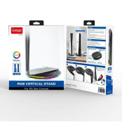 Подставка iPega P5S035SAH RGB светодиодная для PS5 (чёрная)