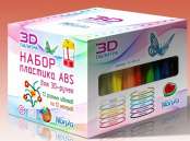 Набор пластика ABS. 12 различных цветов по 12 м (SC-ABS-12: HONYA)