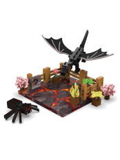 Конструктор магнитный Minecraft: Dragon Base (74 детали) (MC17299)