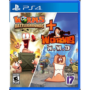 Worms Battlegrounds + Worms W.M.D (PS4) Team17