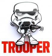 Пробивной мини 3D светильник StarWars -Stormtrooper 