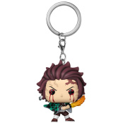  Брелок Funko Pocket POP!: Demon Slayer – Tanjiro Kamado (Sun Breathing) (85334)