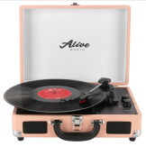 Виниловый проигрыватель Alive Audio: Glam – Blush c Bluetooth (GLM-01-BU)