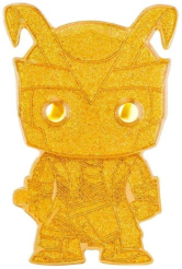 Значок Funko Pop Pin: Marvel  – Loki Large Chase Enamel Pin