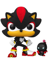 Фигурка Funko POP Games: Sonic the Hedgehog – Shadow with Dark Chao (Flocked) Exclusive (1151) (91752) (9,5 см)