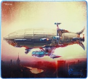 Коврик для мыши QUMO Dragon War Moscow Zeppelin 400*355*3
