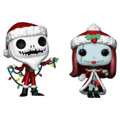 Фигурка Funko POP Disney: TNBC 30th - Santa Jack and Christmas Sally (DGLT) (Exc) 2PK (73963)