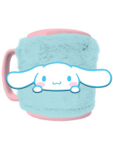 Кружка  Hello Kitty с пушистым чехлом – Cinnamarol Fuzzy Mug (450 мл) (FZMG2500248)