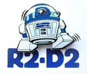 Пробивной мини 3D светильник StarWars -R2-D2