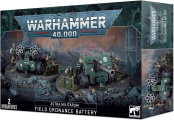 Warhammer 40 000 (Вархаммер 40 000): миниатюры Астра Милитарум (Astra Militarum) – Батарея полевой артиллерии (Field Ordnance Battery), арт. 47-41