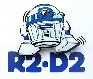 

Пробивной мини 3D светильник StarWars -R2-D2