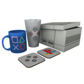 Подарочный набор PlayStation Classic 2019 – бокал + кружка + подставки 2 шт. (GFB0075)