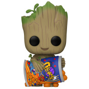 Фигурка Funko POP Marvel: I Am Groot - Groot With Cheese Puffs (1196) (70654)