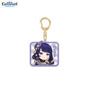 Брелок акриловый Chibi Expressions Character Acrylic Keychain - Raiden Shogun