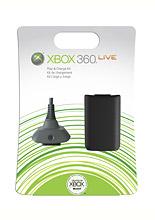 Play & Carge Kit черный (Xbox 360)