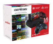Игровая приставка SEGA Retro Genesis Modern mini + 175 игр (2 джойстика + картридж)