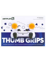 Накладки Artplays Thumb Grips для геймпада PS5 DualSense (2 шт.) (оранжевые)