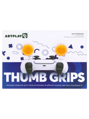 Накладки Artplays Thumb Grips для геймпада PS5 DualSense (2 шт.) (оранжевые)