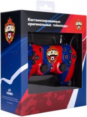 Кастомизированный беспроводной контроллер Dualshock 4 "ЦСКА Красно-Синий"