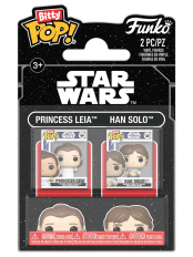 Набор Funko Bitty POP Star Wars Episode V: The Empire Strikes Back – Princess Leia + Han Solo (2 шт) (88942)