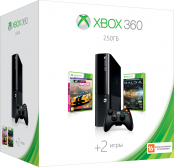 Xbox 360 250 Gb + Forza Horizon + Halo 4