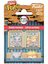 Набор Funko Bitty POP: Demon Slayer – Inosuke Hashibira & Zenitsu Agatsuma 2 шт. (93997) (2,3 см)