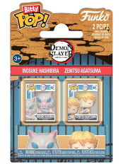 Набор Funko Bitty POP: Demon Slayer – Inosuke Hashibira & Zenitsu Agatsuma 2 шт. (93997) (2,3 см)