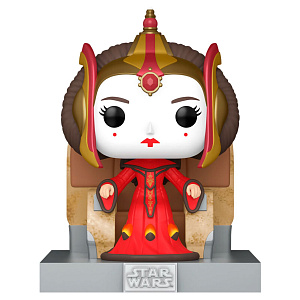 

Фигурка Funko POP Deluxe Star Wars Episode I: The Phantom Menace 25th – Queen Amidala on Throne Bobble-Head (705) (76012) (9,5 см)