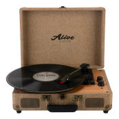 Виниловый проигрыватель Alive Audio: Glam The Canvas Edition – Mocca [с Bluetooth] (GLM-02-MC)